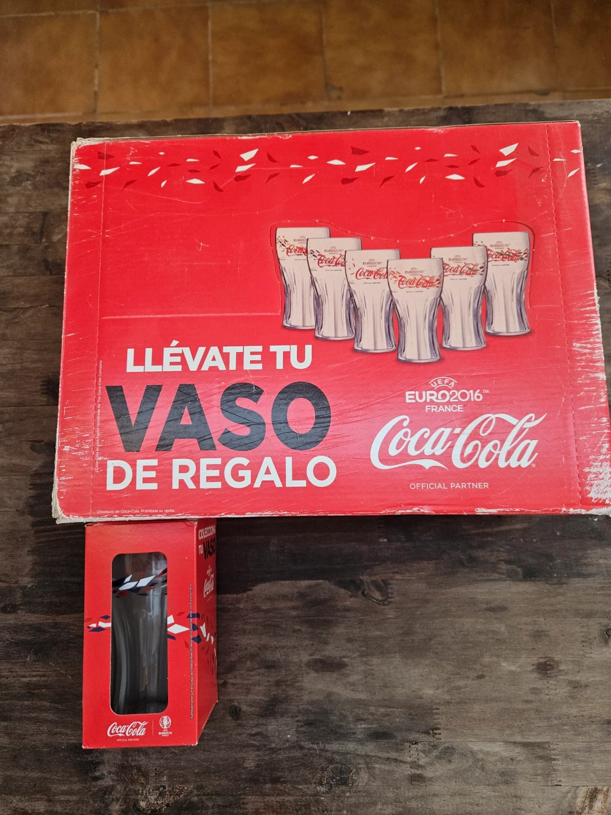 Pack vasos Coca-Cola Euro 2016 coleccionistas 12 uds nuevos edición limitada – Coca-Cola 2