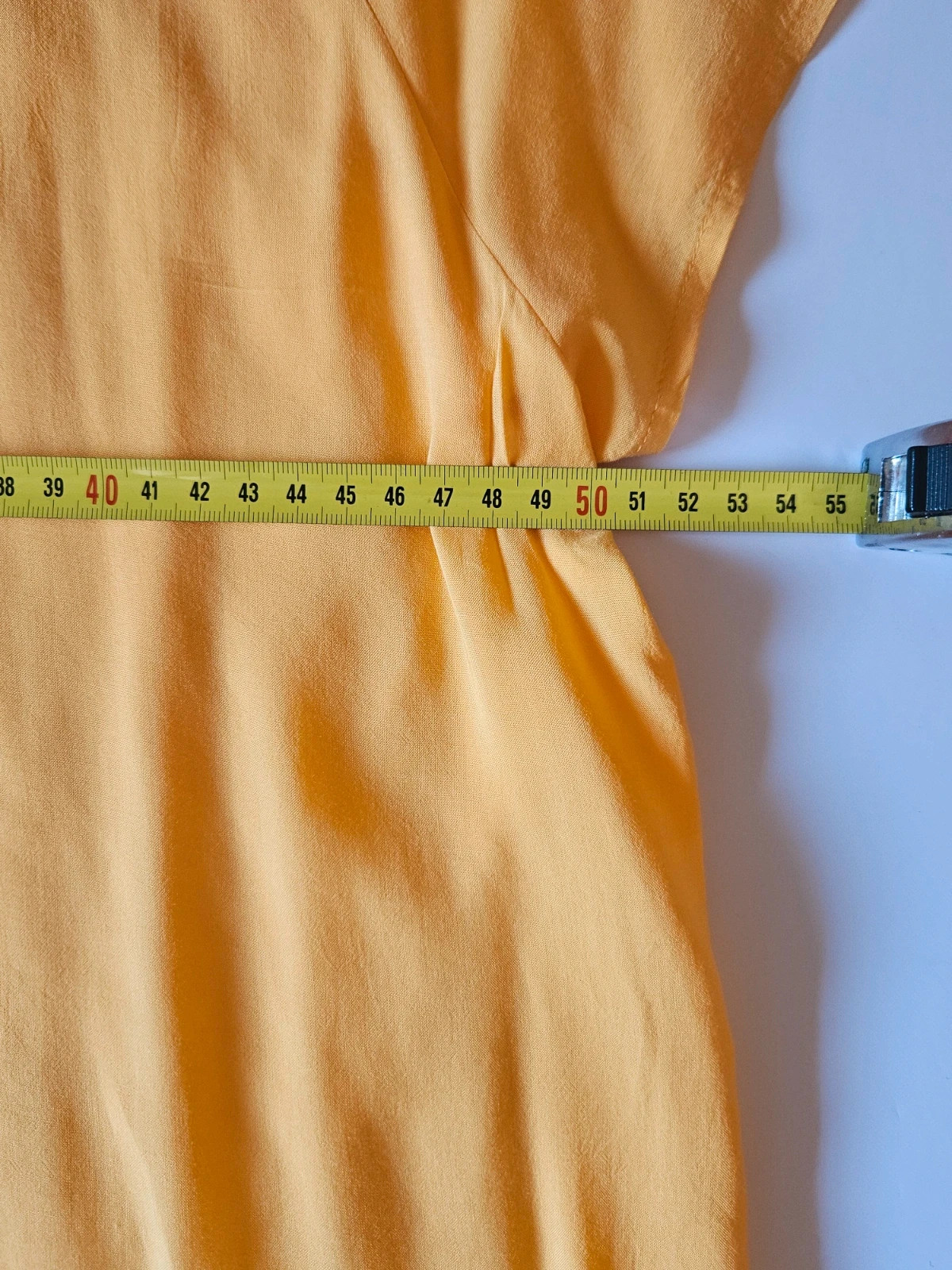 C&A mustard blouse · Size 40 · Boho & fall style · V-neck & buttoned – C&A – taille L / 40 / 12 5