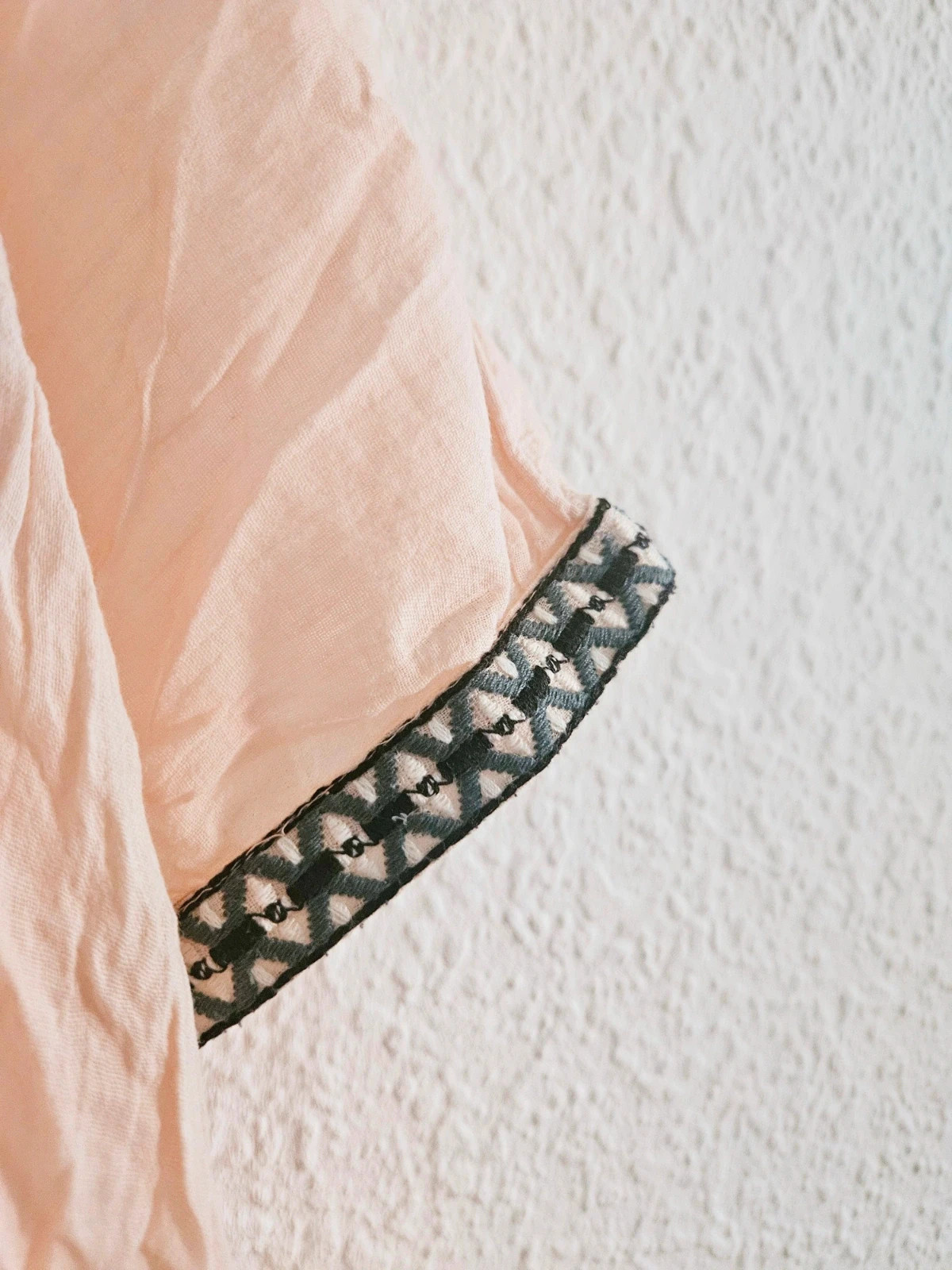 Zara oversized boho tunic · Size XS-S · Fits all sizes · Soft pink with trim – Zara – taille Taille unique 4
