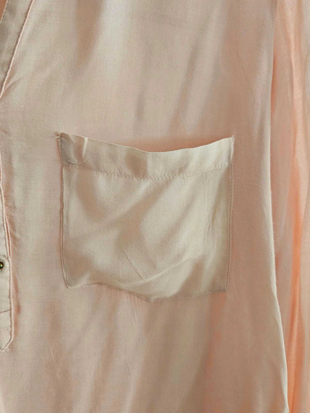 Zara light pink blouse · Size XL · Soft & boho style · Pocket detail – Zara – taille XL / 42 / 14 5