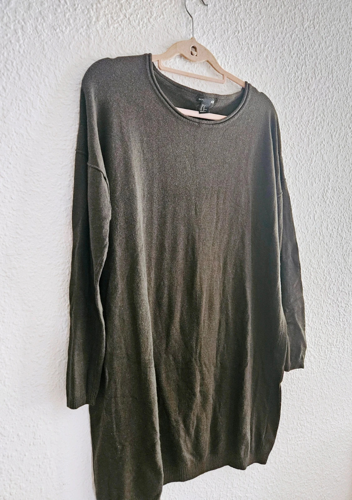 H&M dark green knit sweater · Size XL · Loose fit · Minimal style – H&M – taille XL / 42 / 14 5