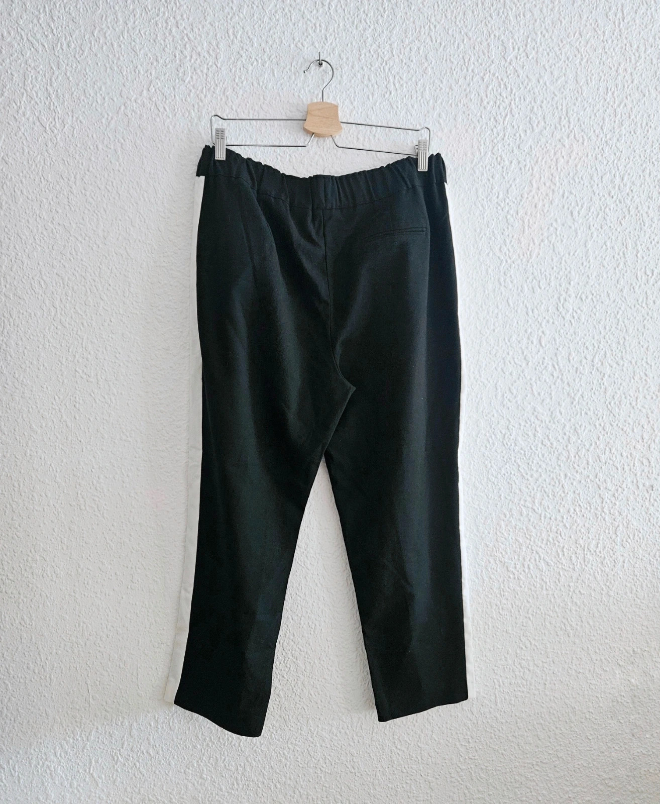 Zara black striped pants · Size XL · Side pockets · Sporty style – Zara – taille XL / 42 / 14 5