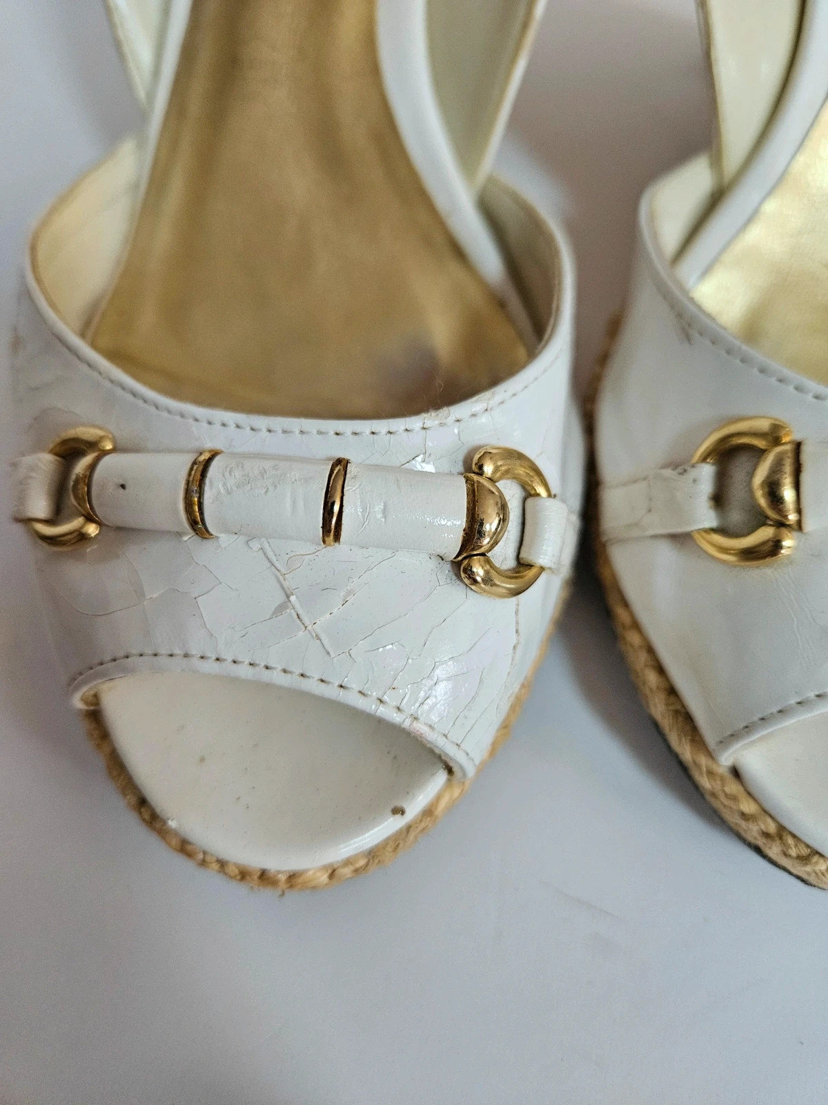 Sandalias Zara blancas 37 con plataforma estilo casual chic – Zara – taille 37 3
