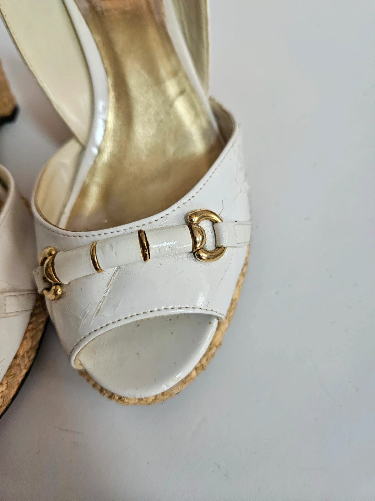 Sandalias Zara blancas 37 con plataforma estilo casual chic – Zara – taille 37 4