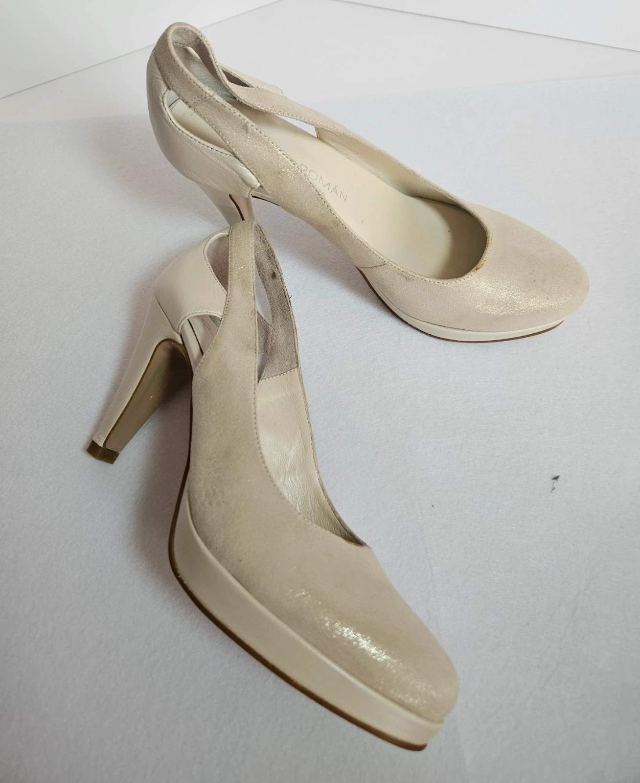 Ana Roman glitter heels · Talla 37 · Romantic style · Made in Spain – ana roman – taille 37 5