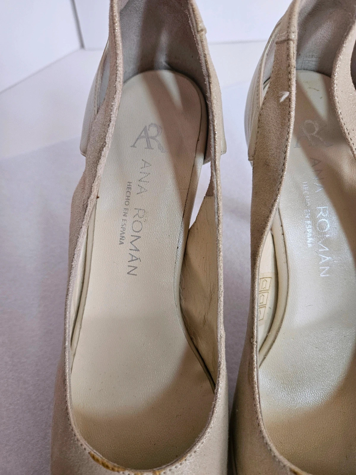 Ana Roman glitter heels · Talla 37 · Romantic style · Made in Spain – ana roman – taille 37 3