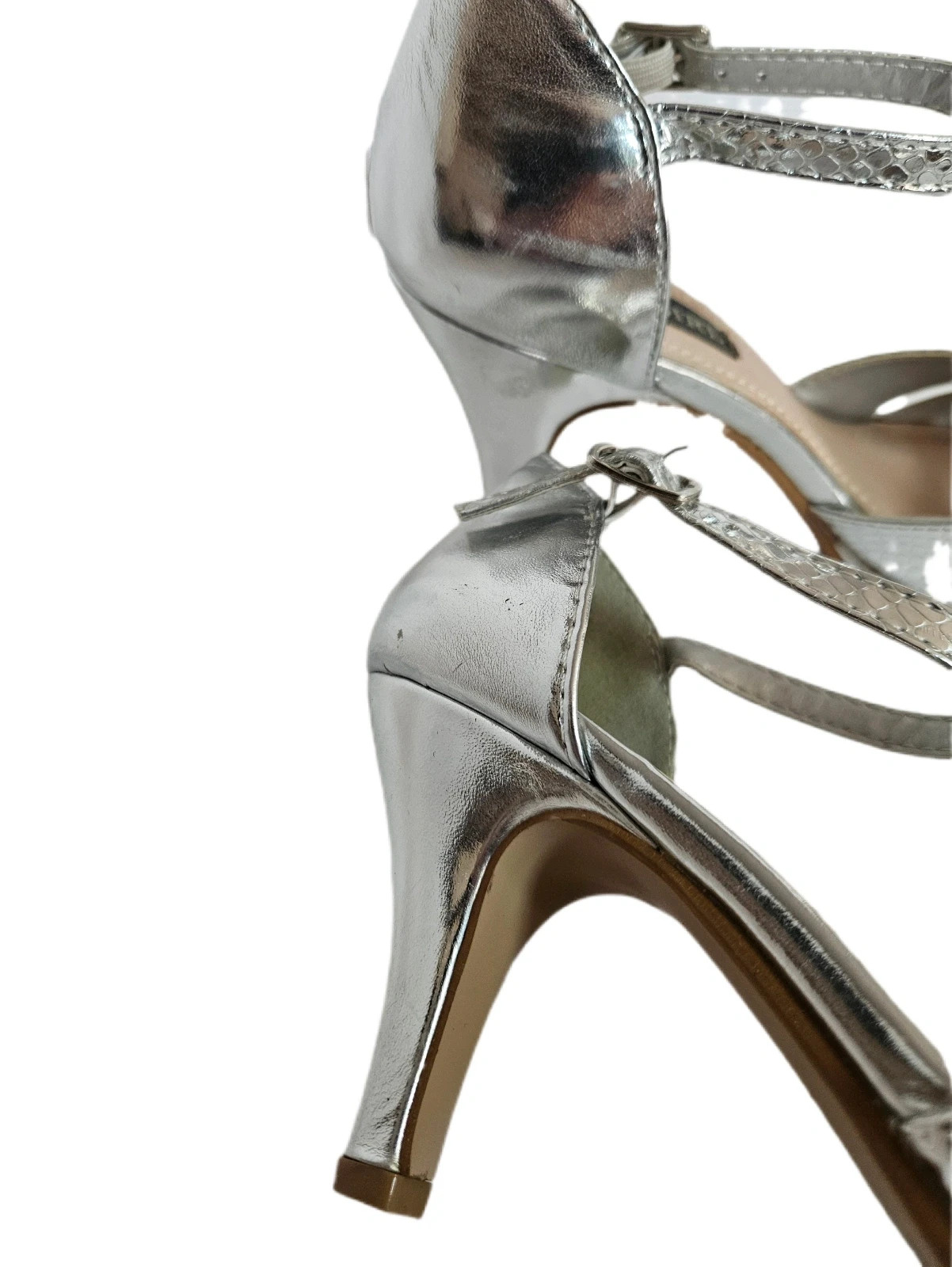 Zapatos de baile plateados Top Girl 37 vintage brillantes – Topgirl – taille 37 5