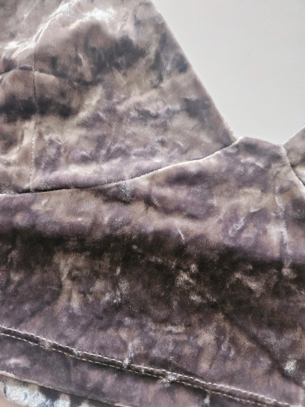 Zara grey tie-dye bralette · Size L · Lingerie-inspired · Soft texture – Zara – taille L / 40 / 12 4