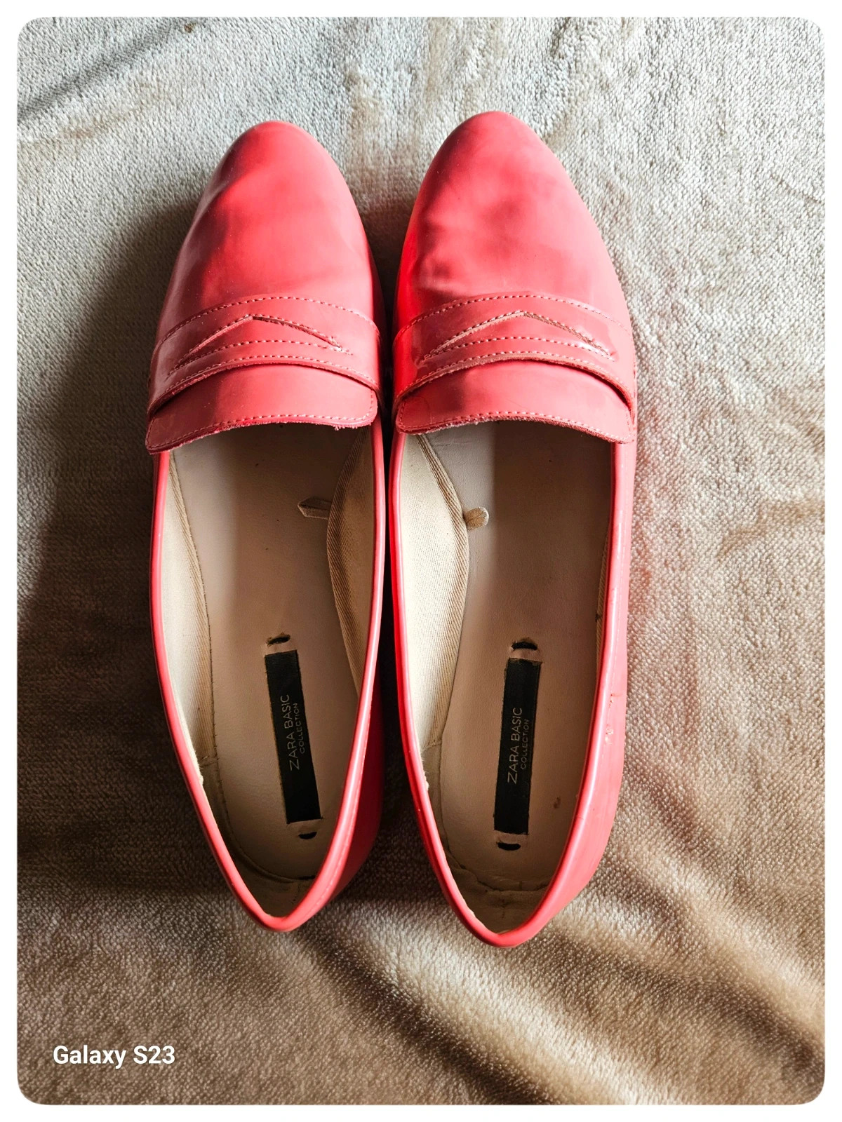 Mocasines ZARA – talla 40, coral brillante, elegantes y cómodos – Zara – taille 40 2