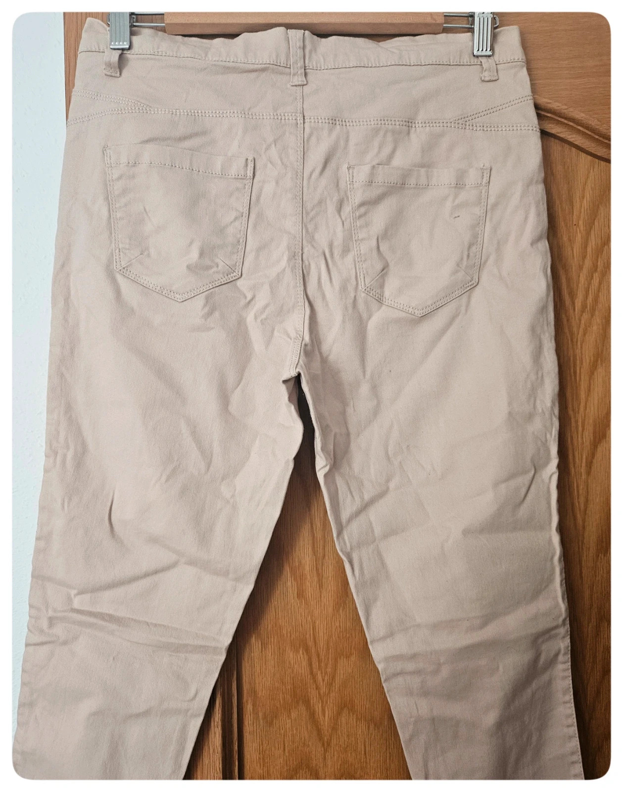 Pantalón beige rosado H&M denim co – talla 40, estilo casual – H&M – taille L / 40 / 12 4