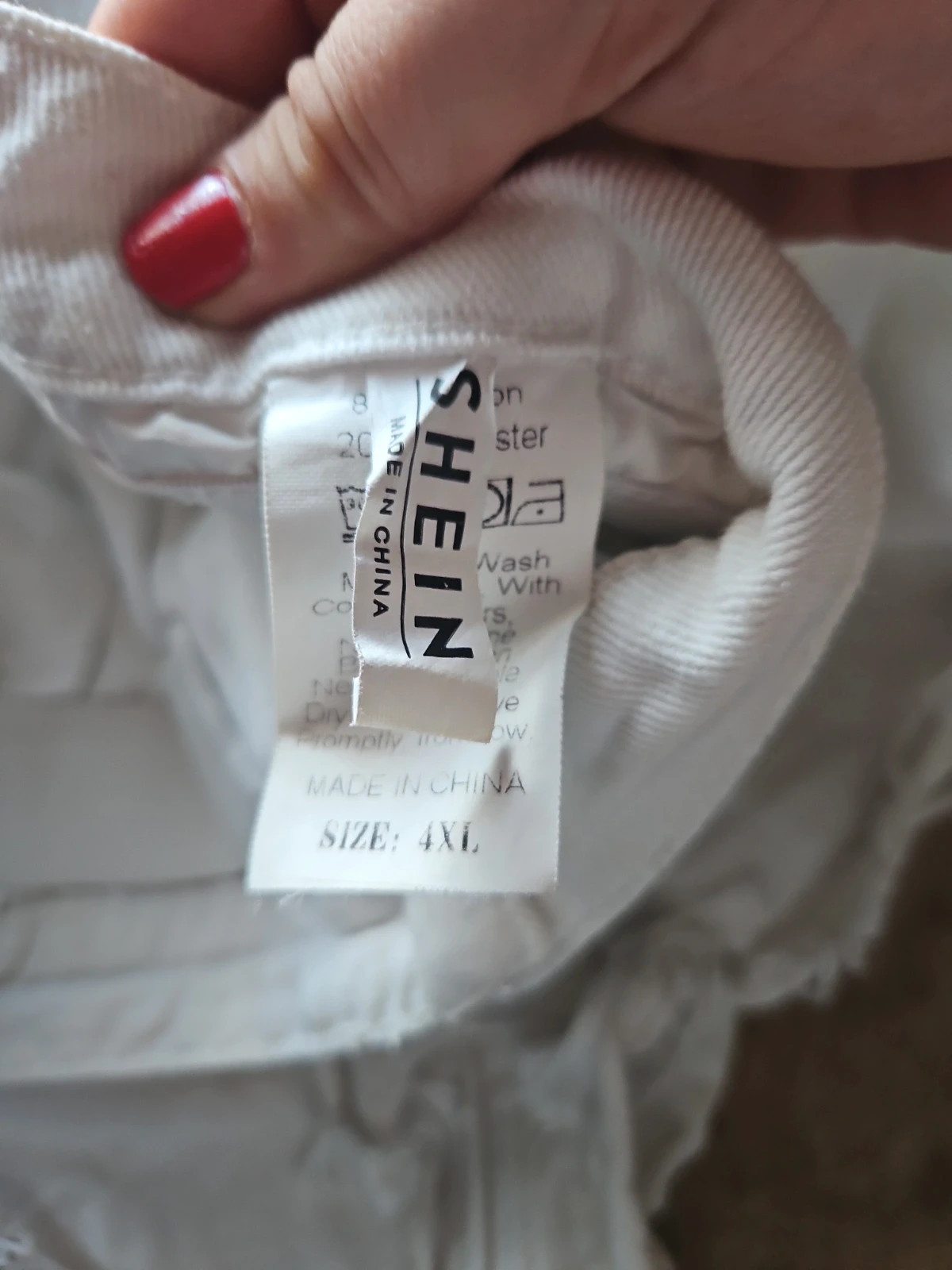 Shorts blancos – Shein Curve – taille 4XL / 48 / 20 3