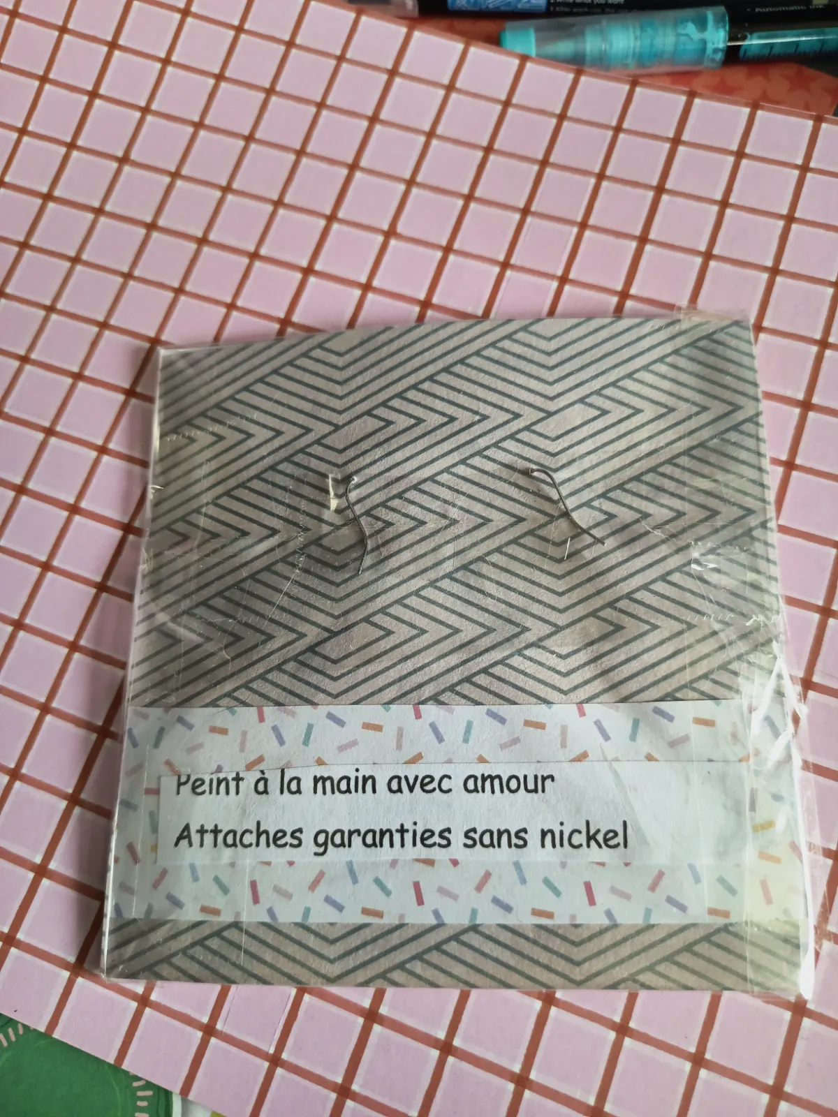 Boucle d'oreille collection les incomprises  – Recycl'Art 3