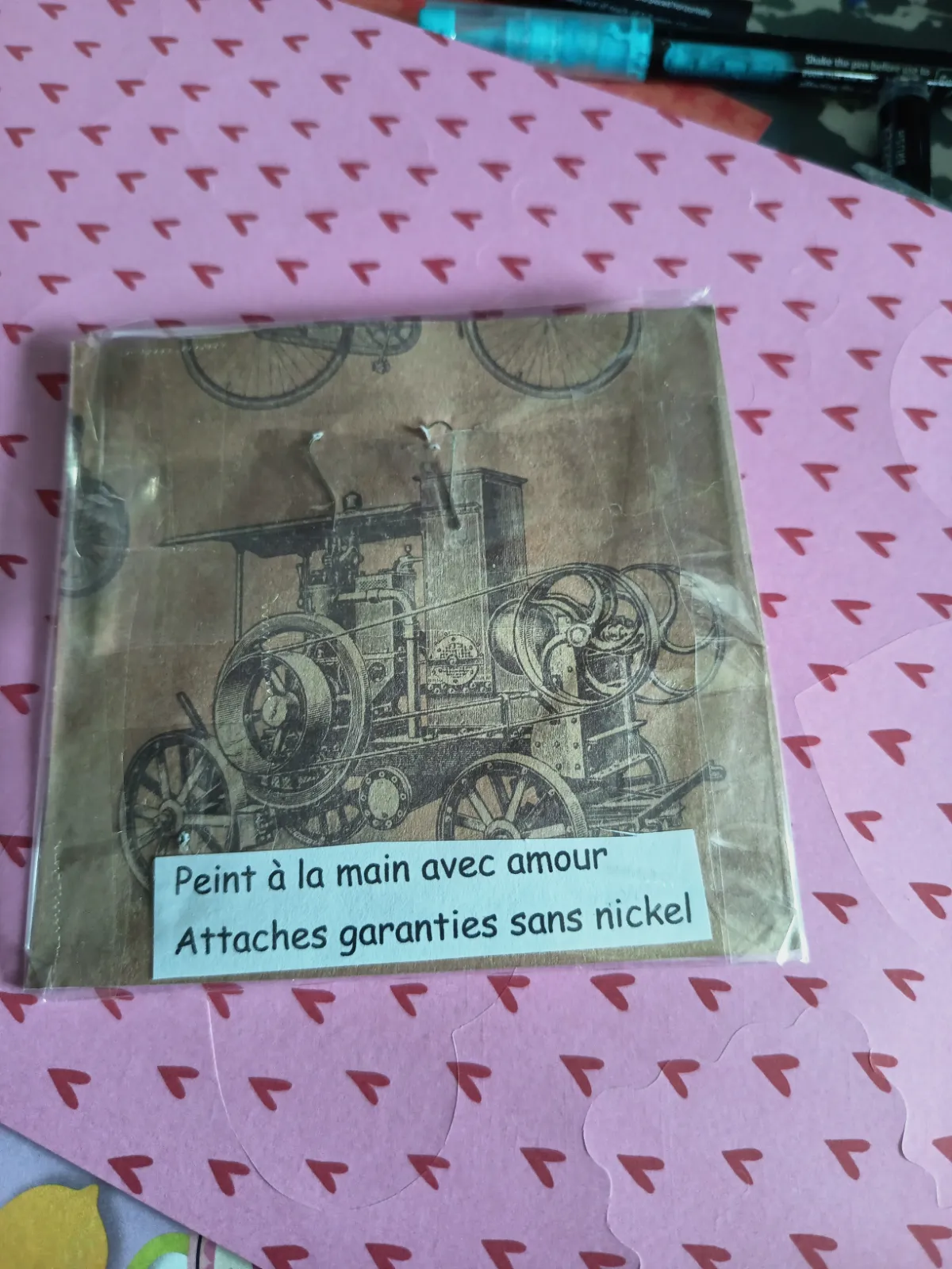 Boucle d'oreille collection les incomprises – Recycl'Art – taille Taille unique 2