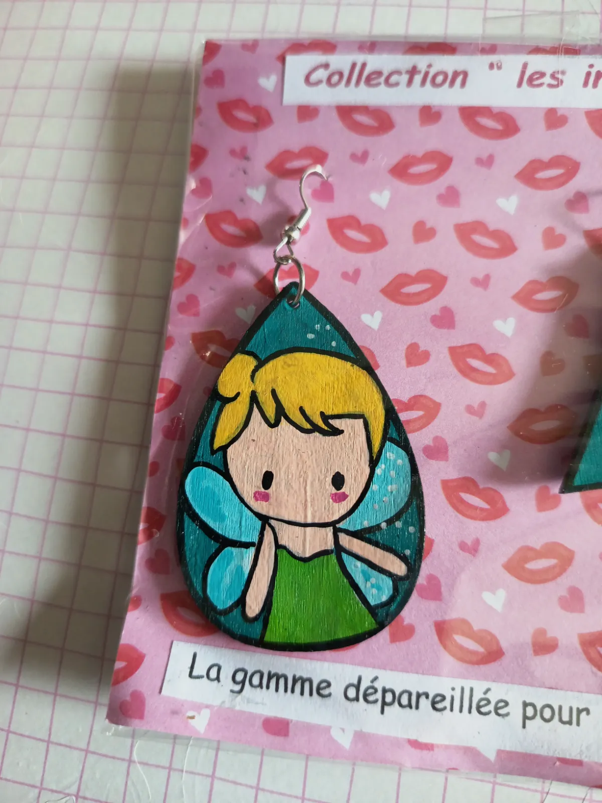 Boucle d'oreille collection " les incomprises" – Recycl'Art 2