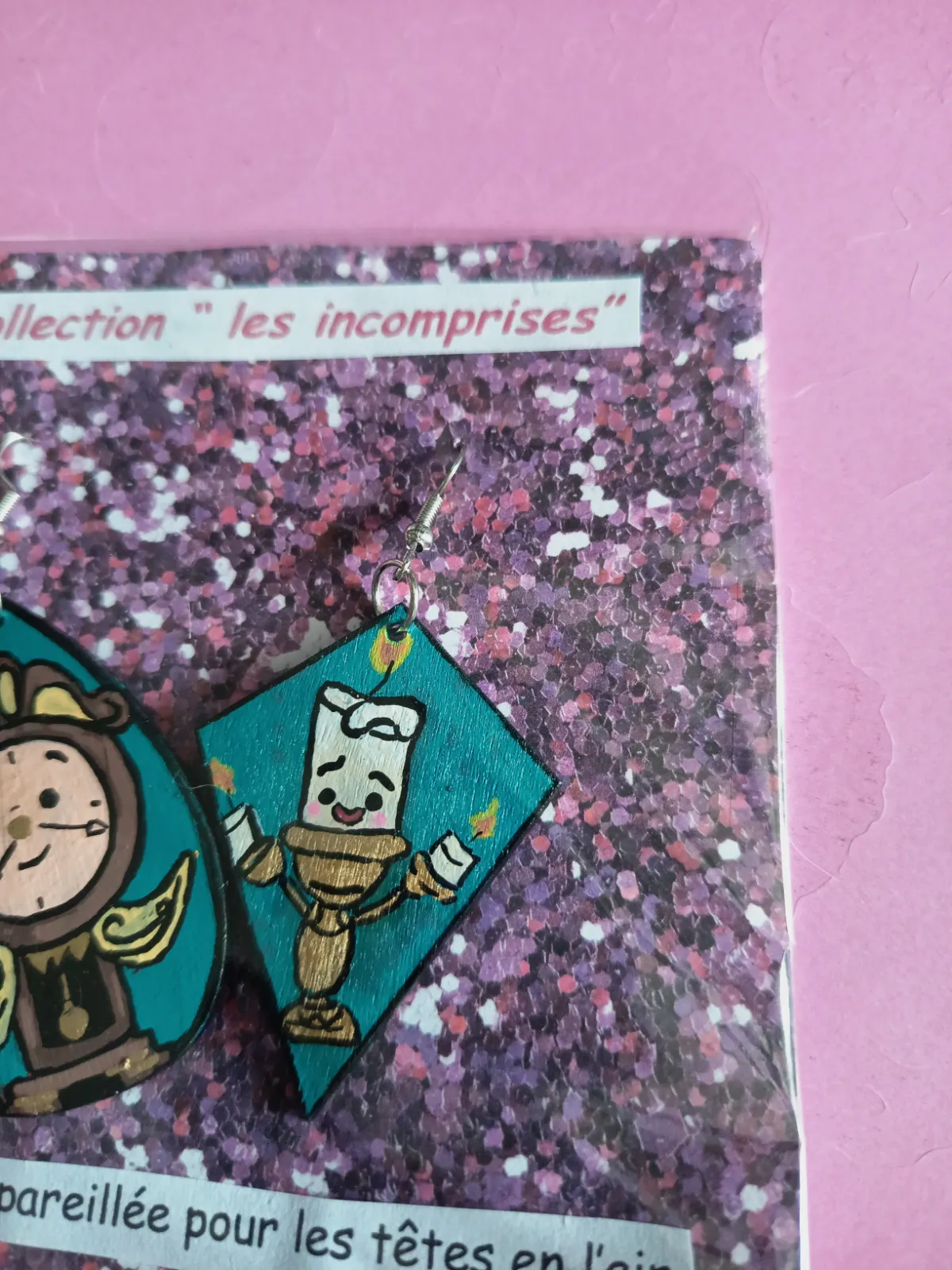 Boucle d'oreille collection " les incomprises"  – Recycl'Art 3