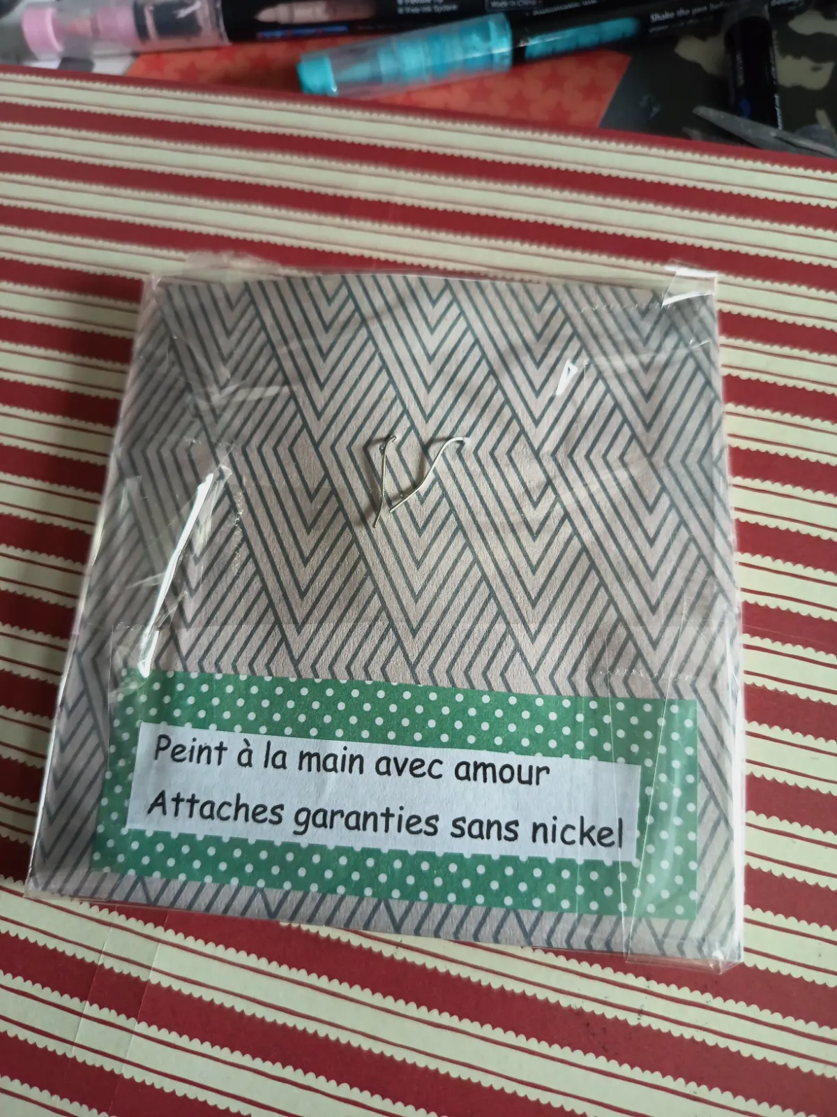 Boucle d'oreille collection les incomprises  – Recycl'Art 3