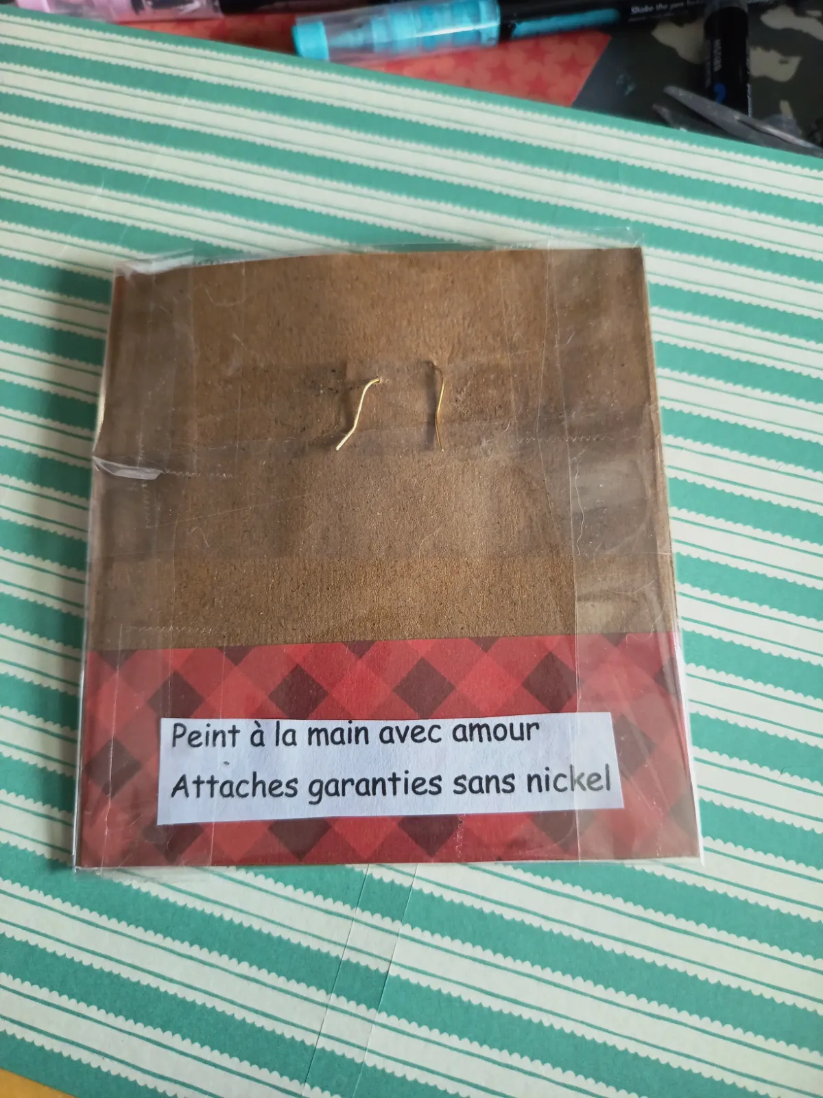 Boucle d'oreille collection les incomprises  – Recycl'Art 3
