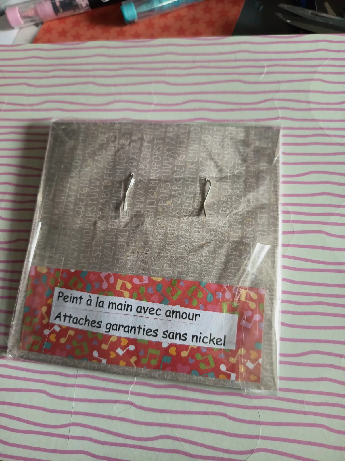 Boucle d'oreille collection" les incomprises" – Recycl'Art 3