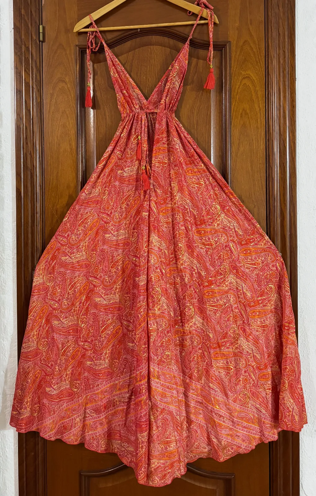 Vestido indio naranja – Local – taille M 2