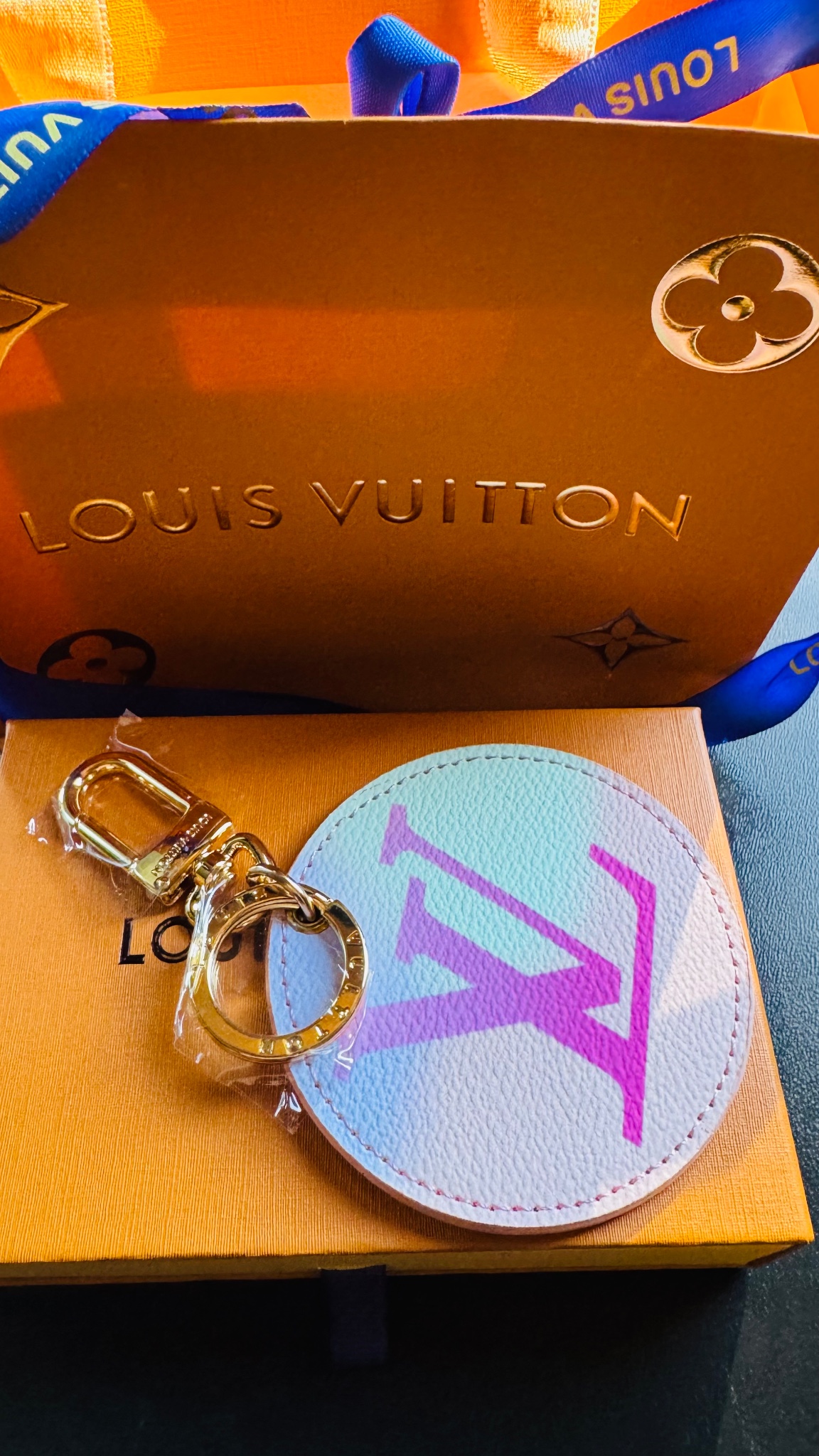 Porte clés en cuir 