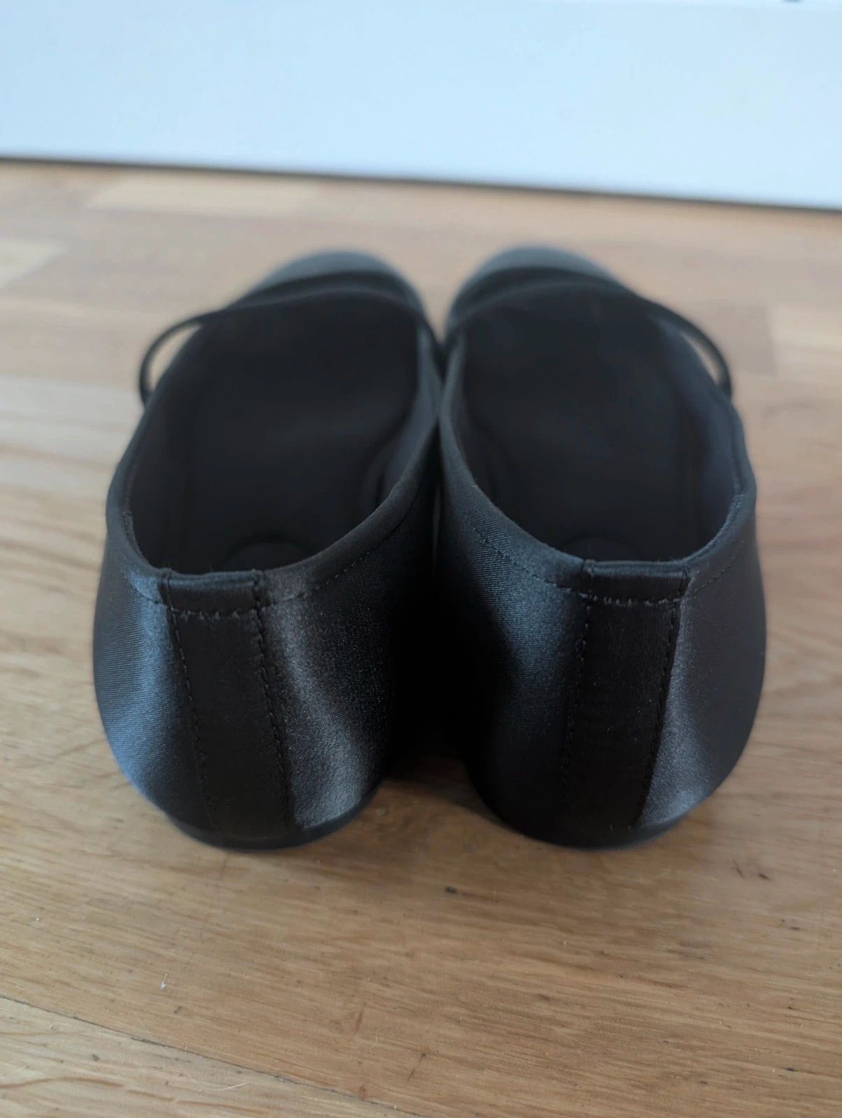 Black Satin Mary Jane Ballet Flats UK 5 – Graceland – taille 5 3