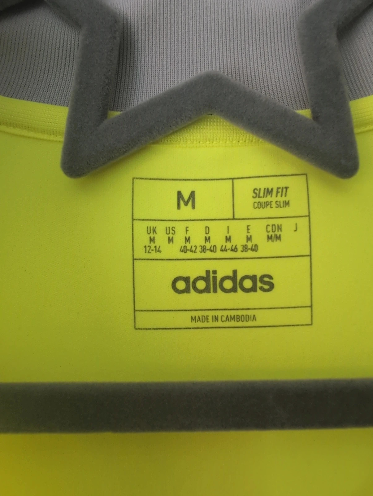 New Yellow Adidas Long Sleeve Trio24 Top UK 12 – adidas – taille M / UK 12-14 4