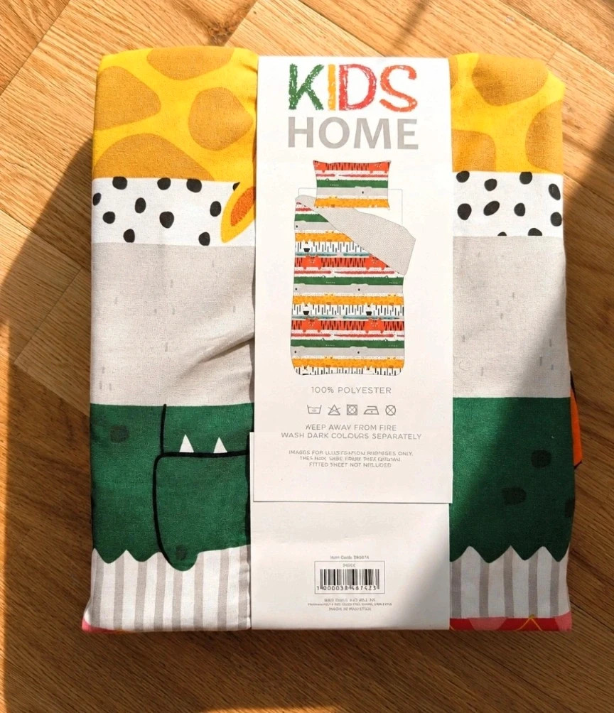 New Kids Single Tiger Duvet Set Reversible – B&M – taille Single 2