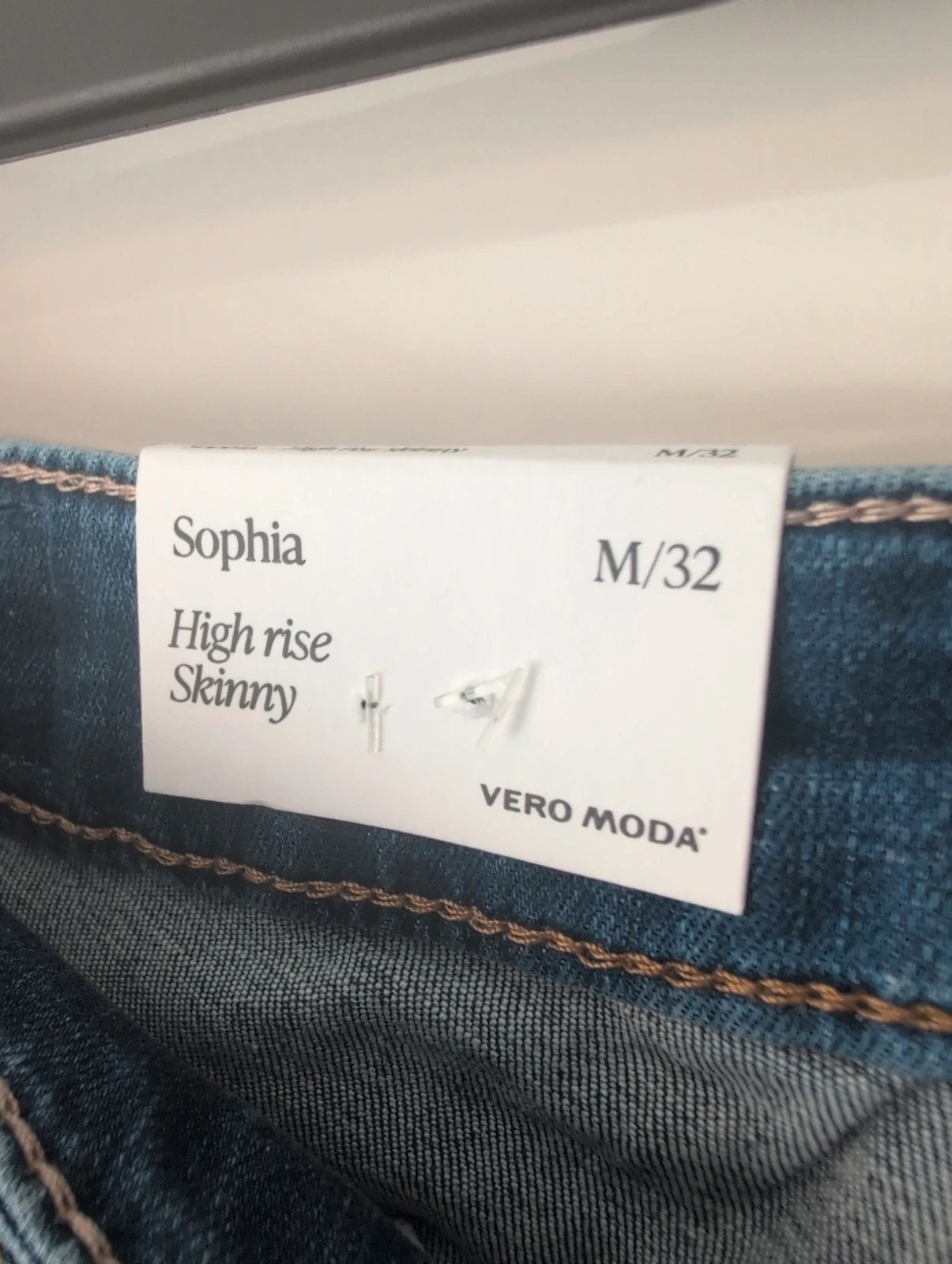 New Vera Moda Blue Denim High Rise Jeans – Vero Moda – taille M / UK 12-14 3