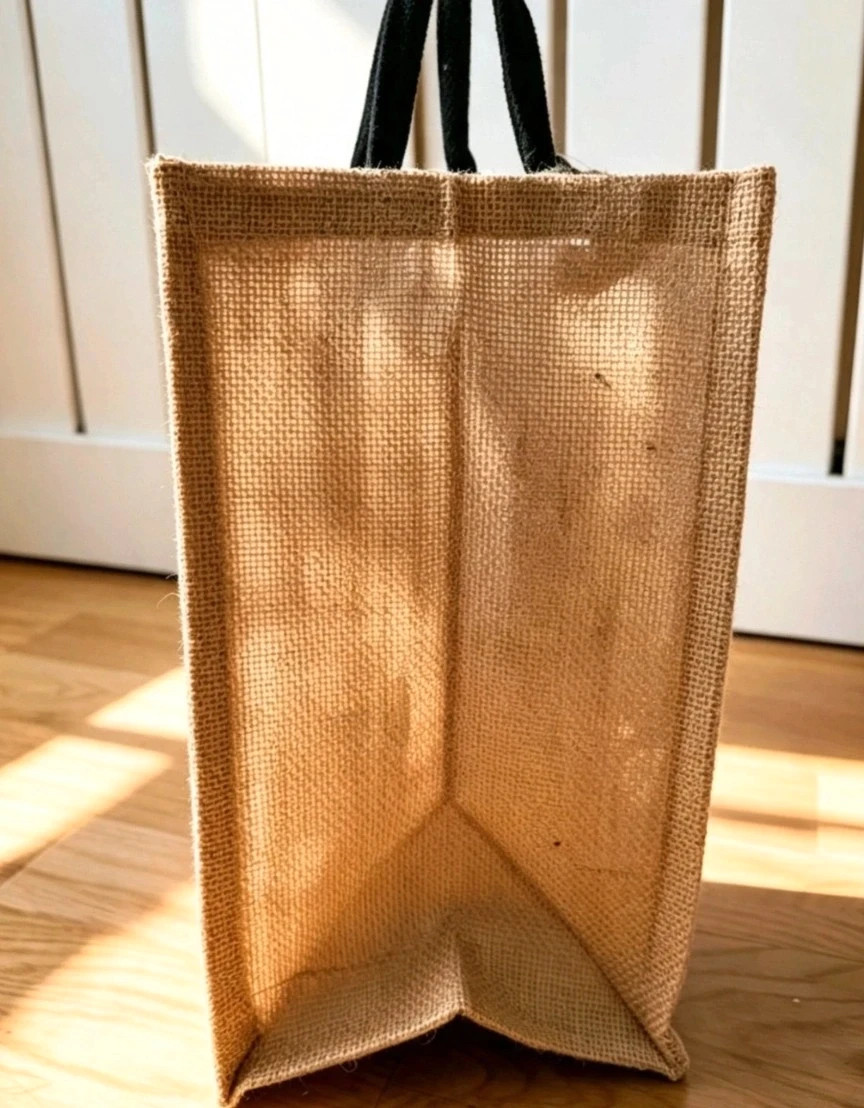 New Popcorn Movie Canvas Jute Tote Bag 3