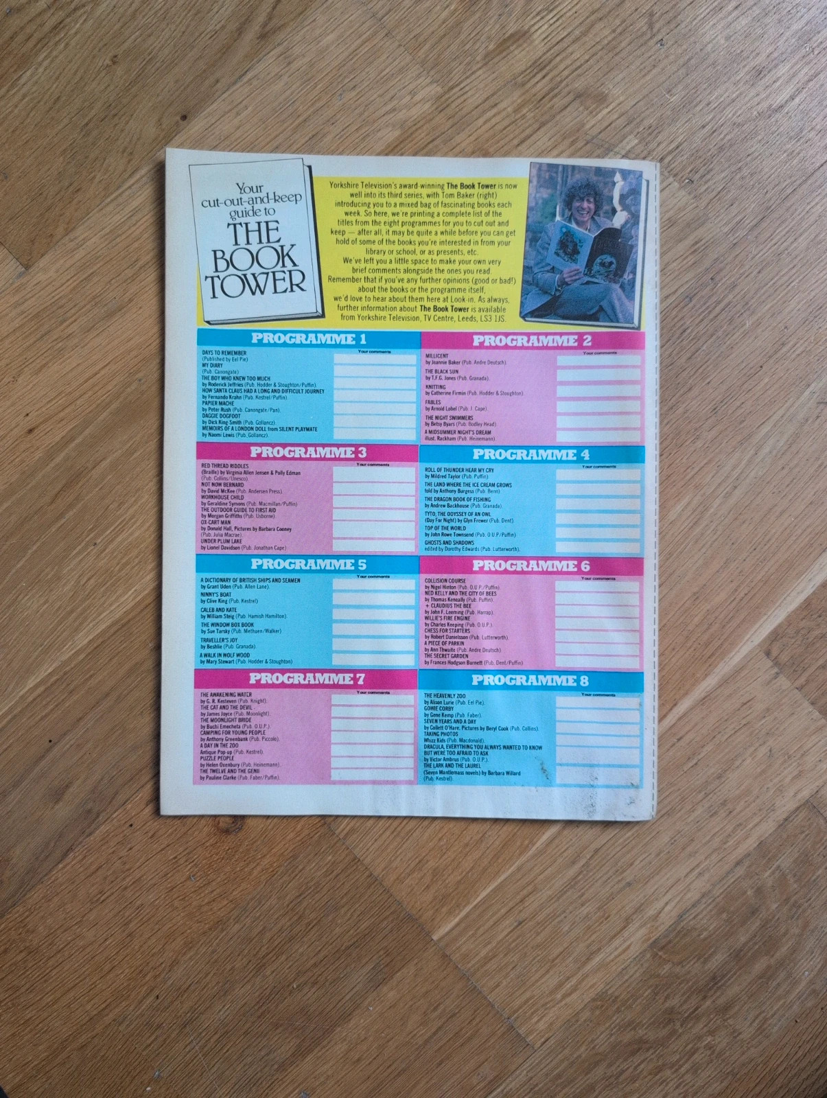 Vintage Look-in magazine, issue No. 2, for the week ending January 3rd 1981 2