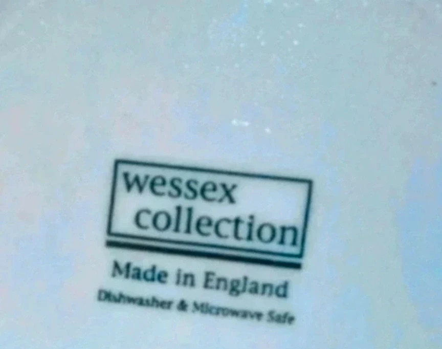 Vintage Blue Willow Plate Made in England Churchill China Cottagecore Grandmillennial Decor – wessex collection 3