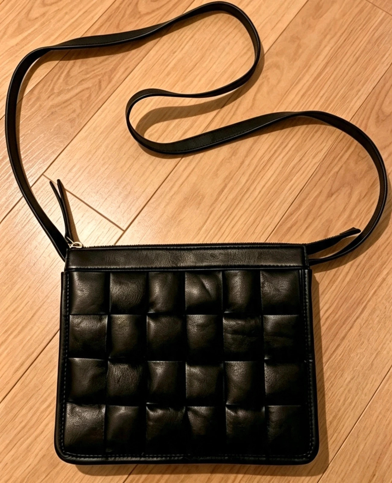 Black Leather Shoulder Crossbody Bag Warehouse – Warehouse 5