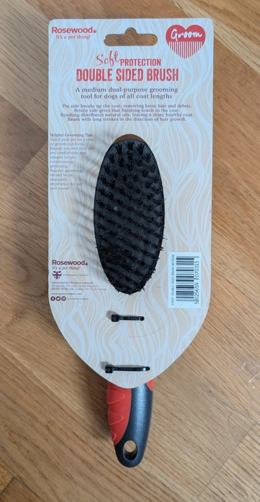 New Rosewood Soft Protection Double Sided Grooming Brush – Rosewood 2