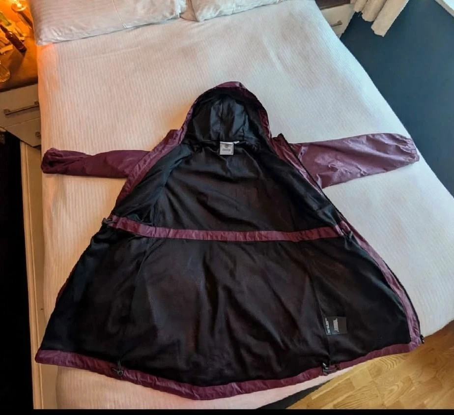 Tog24 Women's Waterproof Hooded Rain Jacket - Burgundy - UK 12 – TOG24 – taille M / UK 12-14 2