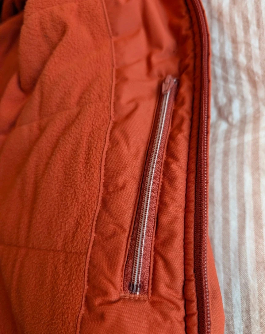 Orange Fred Perry Hooded Padded Brentham Jacket Size L – Fred Perry – taille L 3