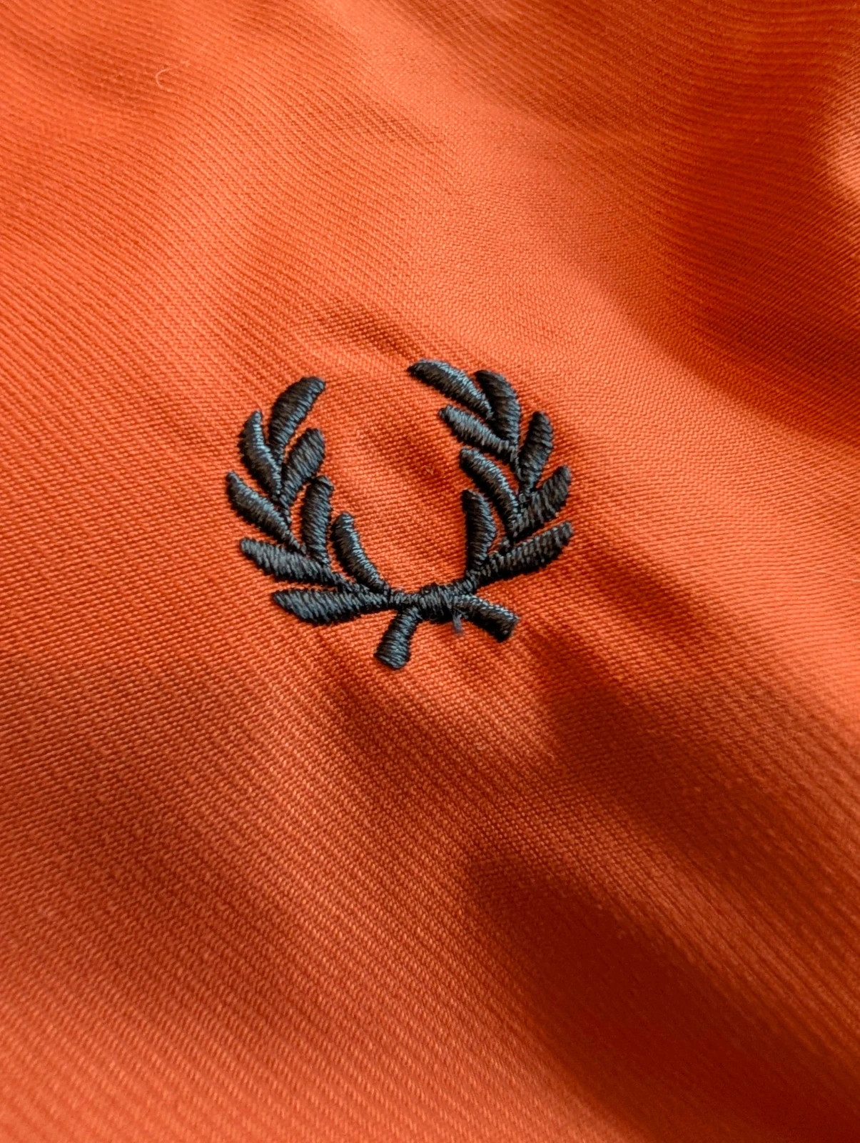 Orange Fred Perry Hooded Padded Brentham Jacket Size L – Fred Perry – taille L 5