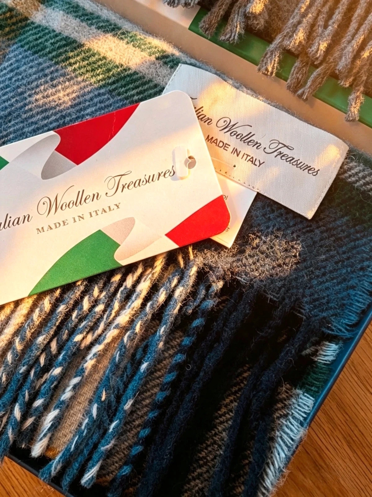 New 100% Italian Wool Scarfs / Scarves Gift Set Box – Italian woolen treasures 2