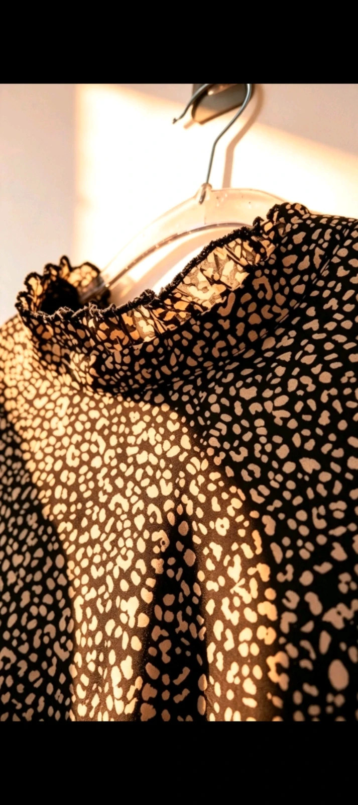Warehouse Leopard Print Smock Blouse | BNWT | Size 12 | Ruffle Top – Warehouse – taille M / UK 12-14 2