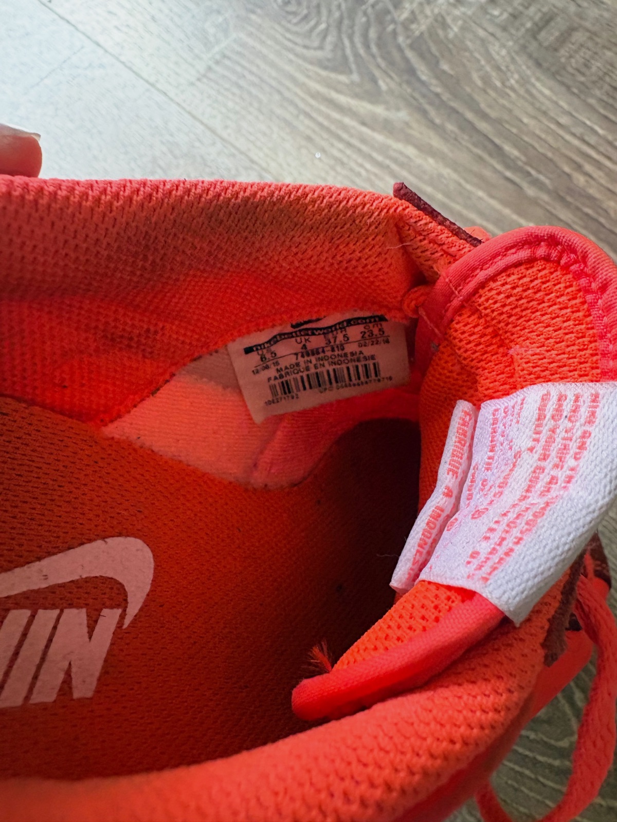 Basket rouge Nike taille 37,5  – Nike – taille EU 37 4