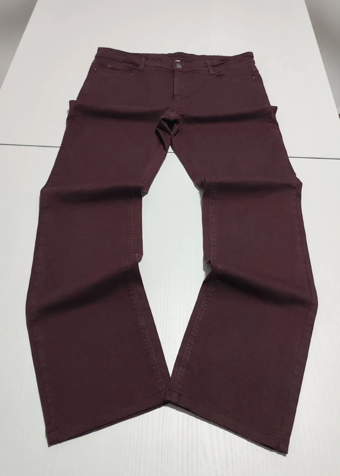 Pantalón recto Dream Jeans by MAC burdeos Talla XXL