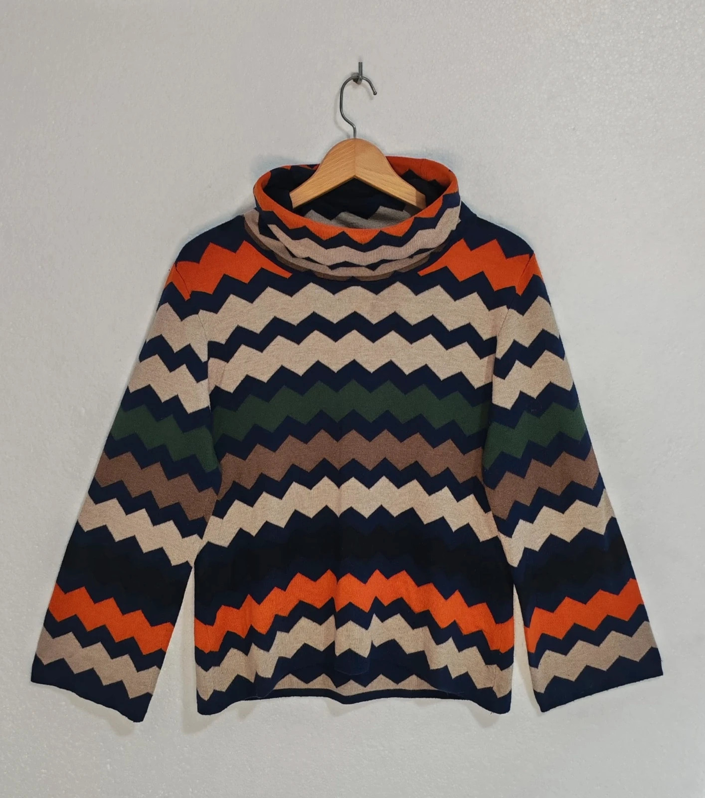 Jersey de punto zigzag Cloche Talla L