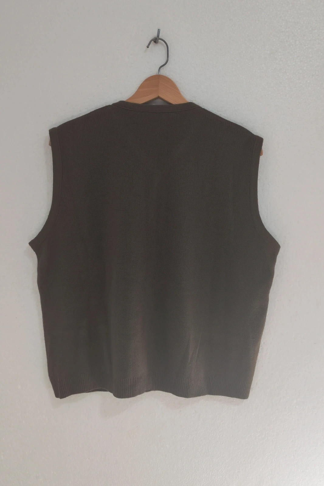 Chaleco Vintage de punto marrón chocolate Talla M – Vintage Dressing – taille M / 38 / 10 4