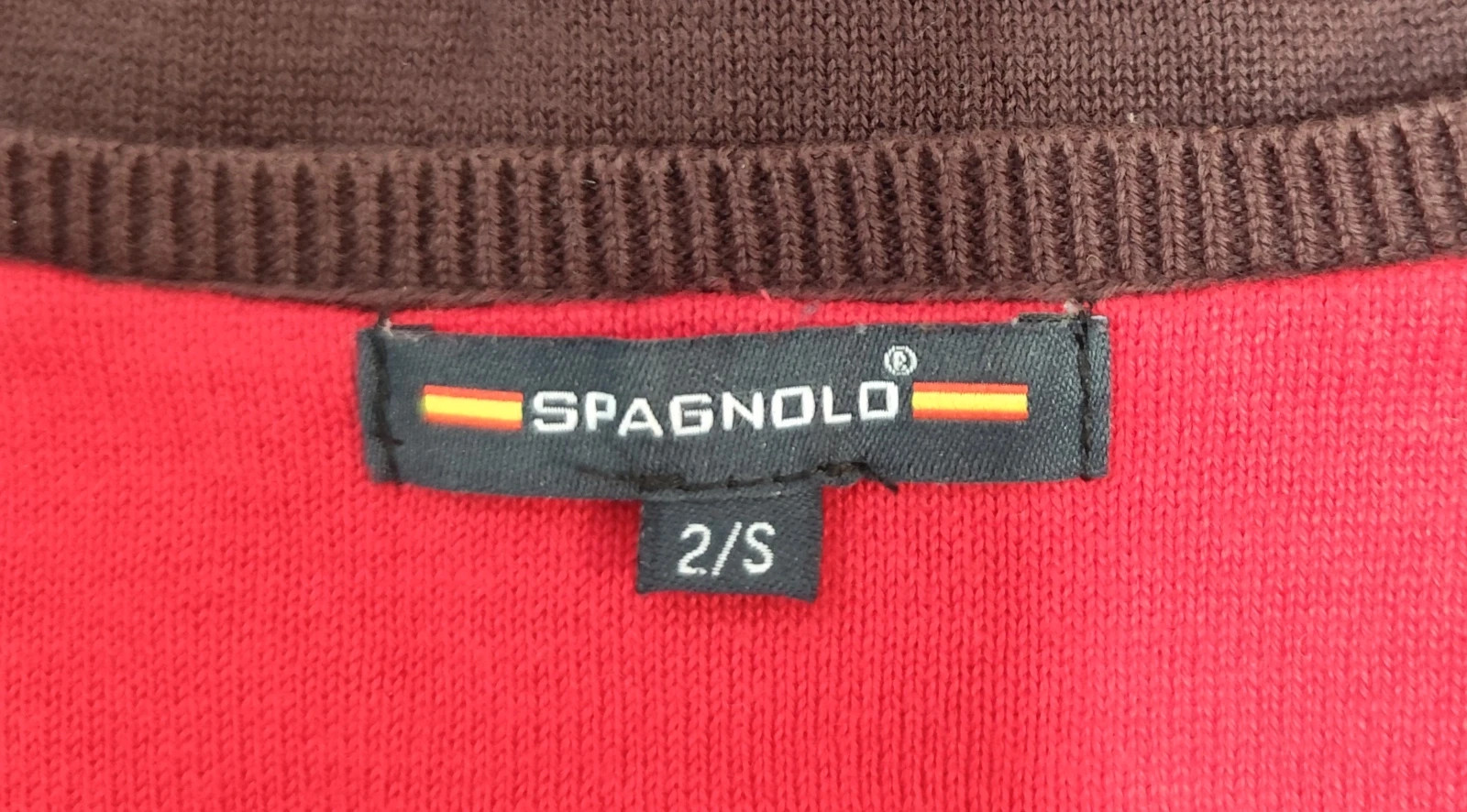 Jersey marrón Spagnolo 100% algodón Talla S – spagnolo – taille S 2