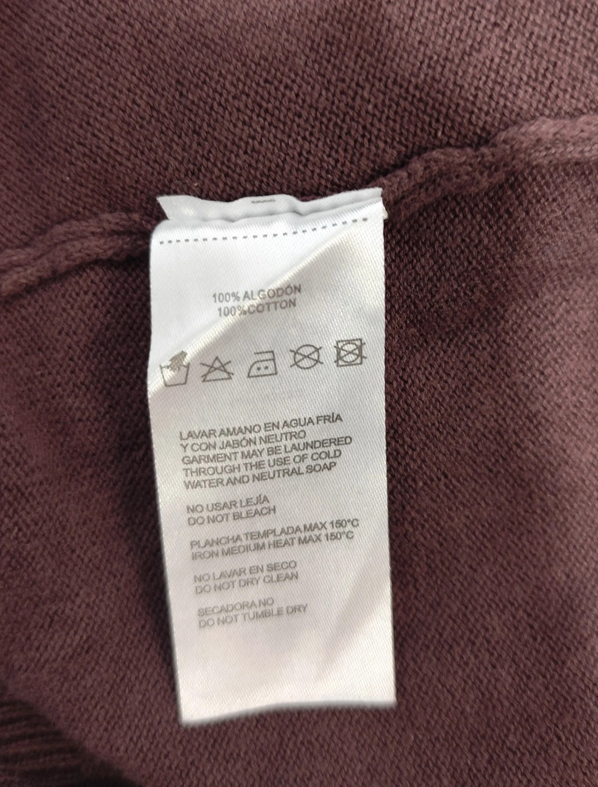Jersey marrón Spagnolo 100% algodón Talla S – spagnolo – taille S 5
