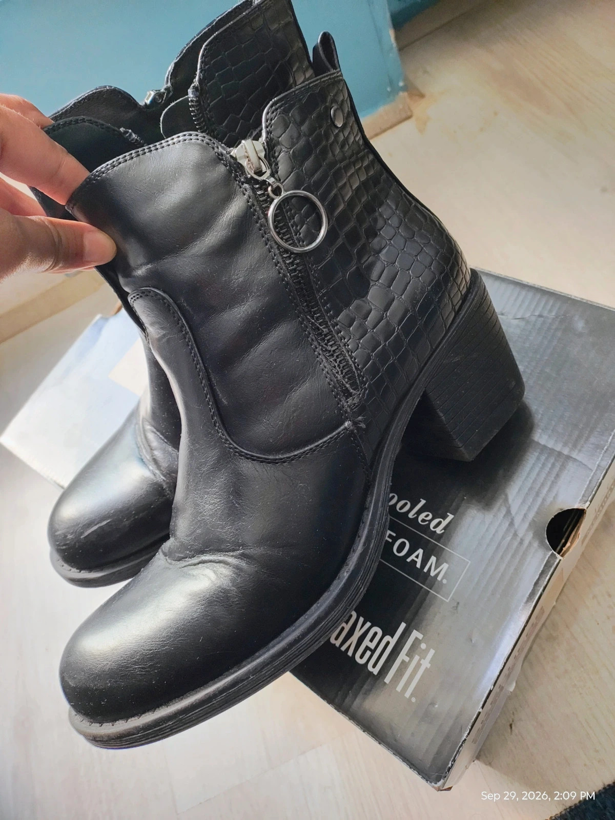 Long leather bottt shoes 39 – Besson Chaussures – taille 39 3