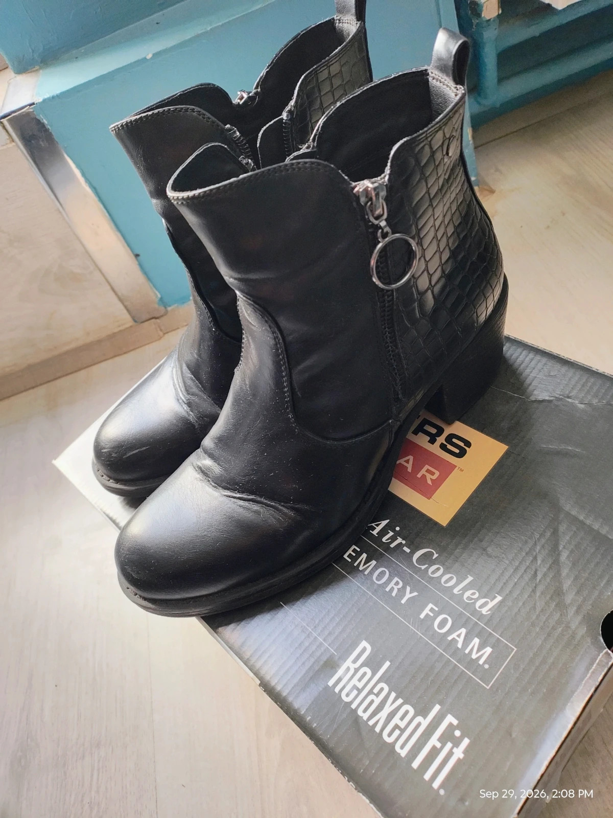 Long leather bottt shoes 39 – Besson Chaussures – taille 39 2