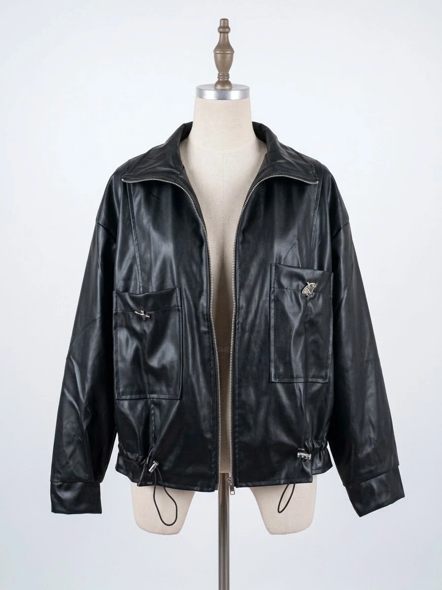 Pu leather jacket brand new