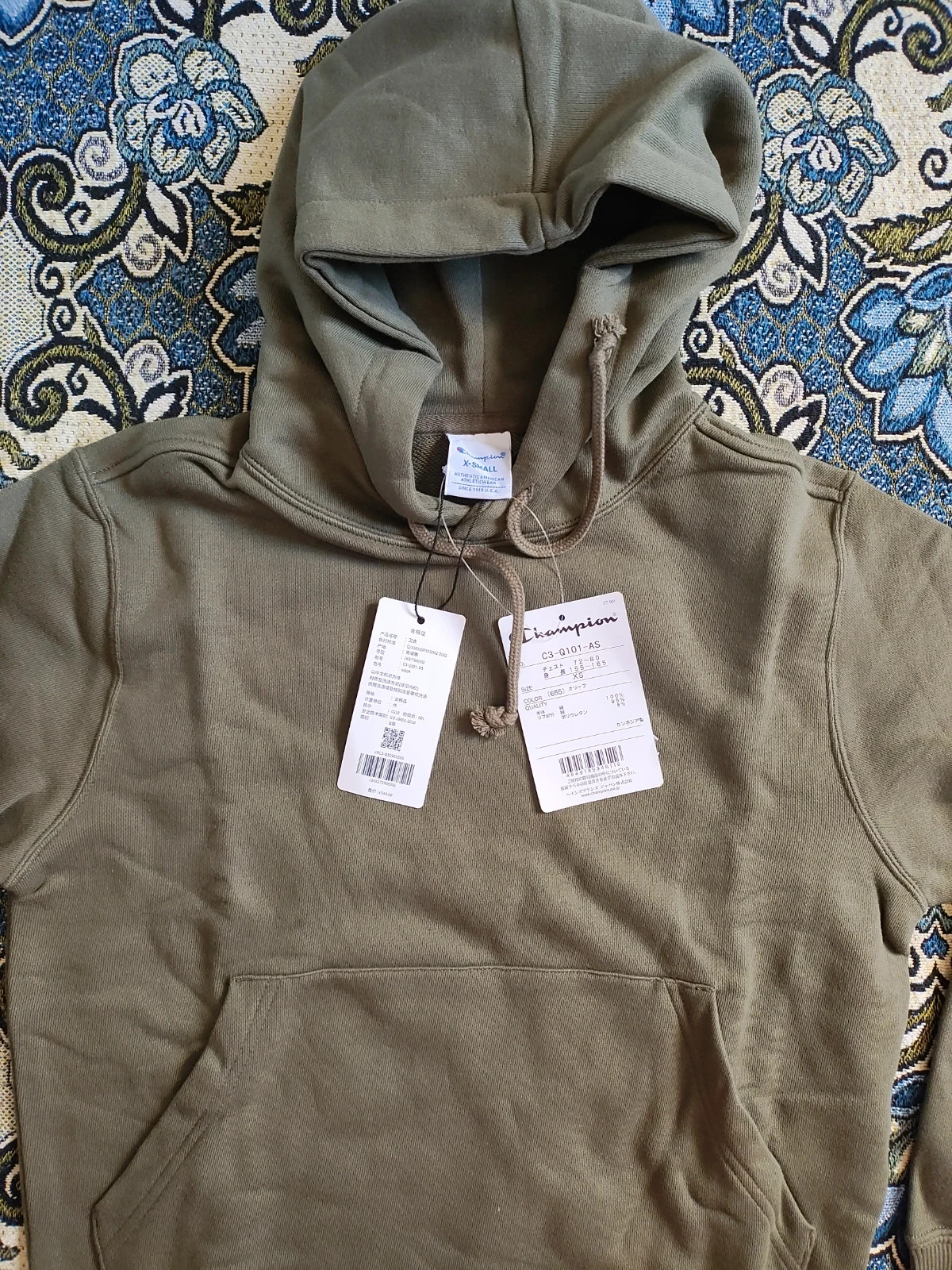 Champion hoodie army green xs new with tag – Champion – taille XS 2