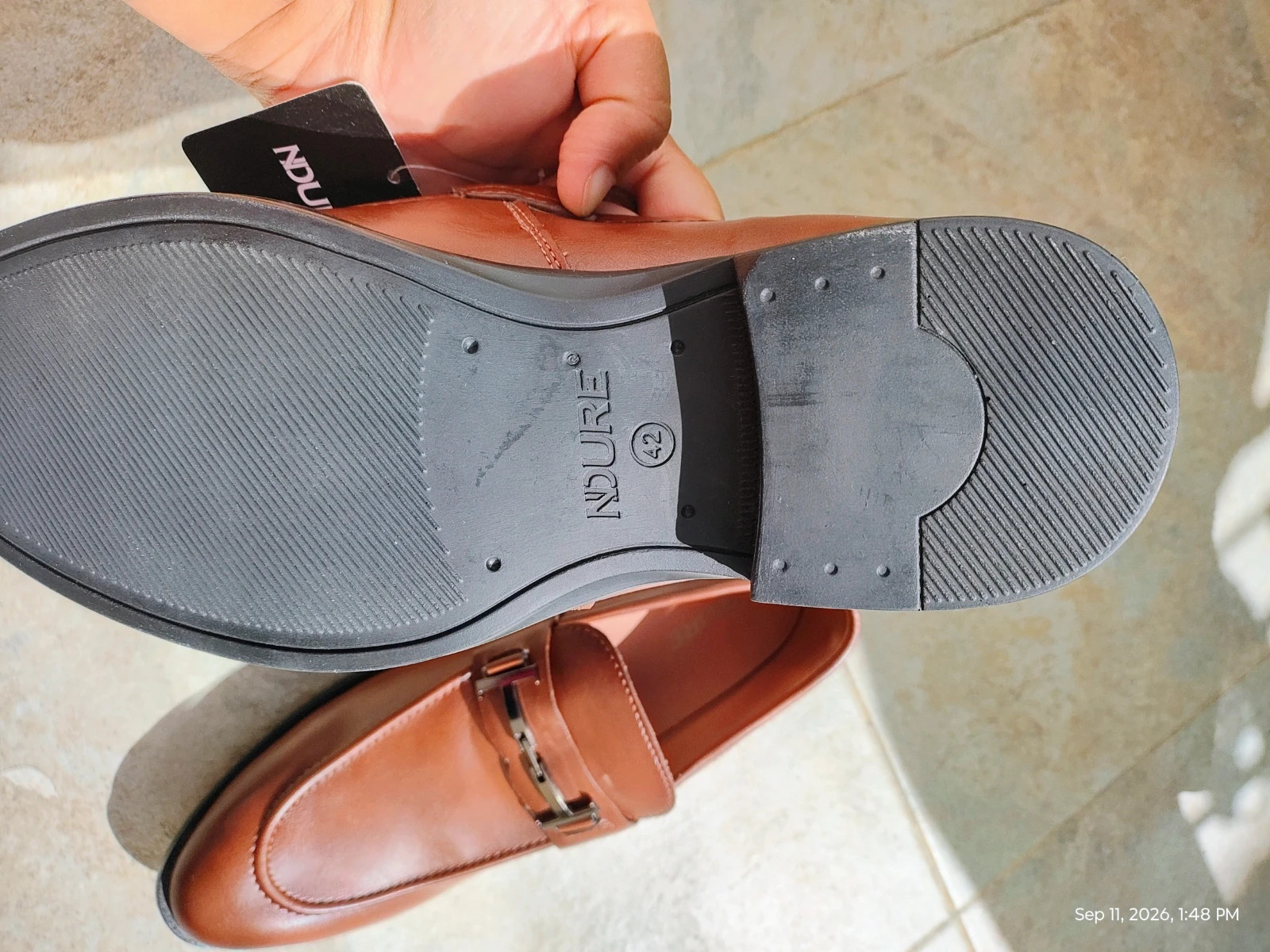 Leather classic shoes party wear for men new 42 – NDURE – taille 42 3