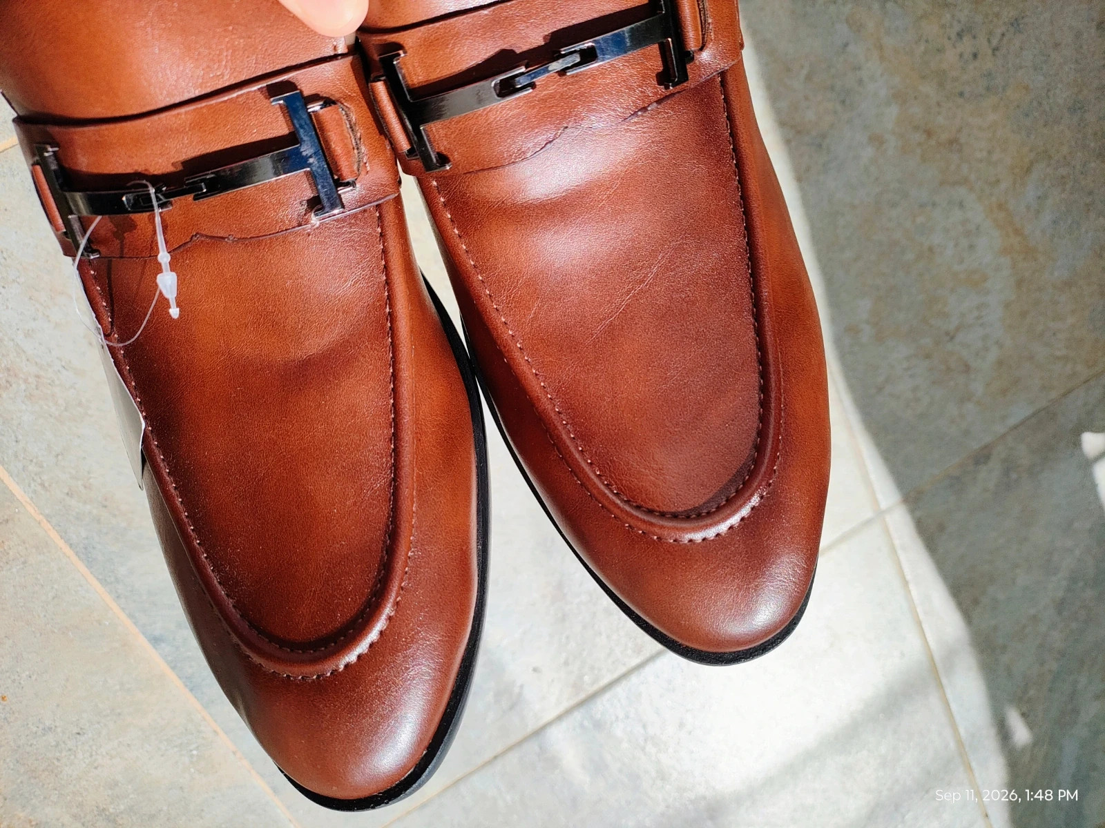 Leather classic shoes party wear for men new 42 – NDURE – taille 42 5